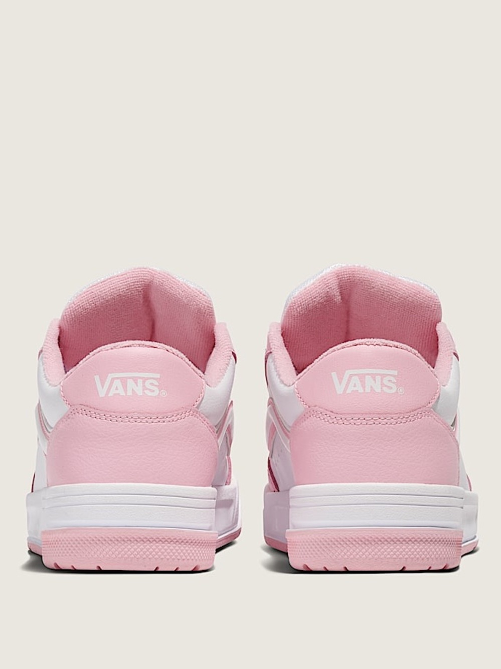 Hylane Vans Pink and White Low-Top Skate Sneakers - Picture 11 of 12